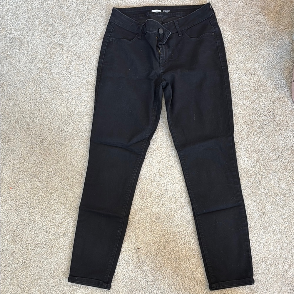 Old Navy Women's Black Super-Skinny Jeans